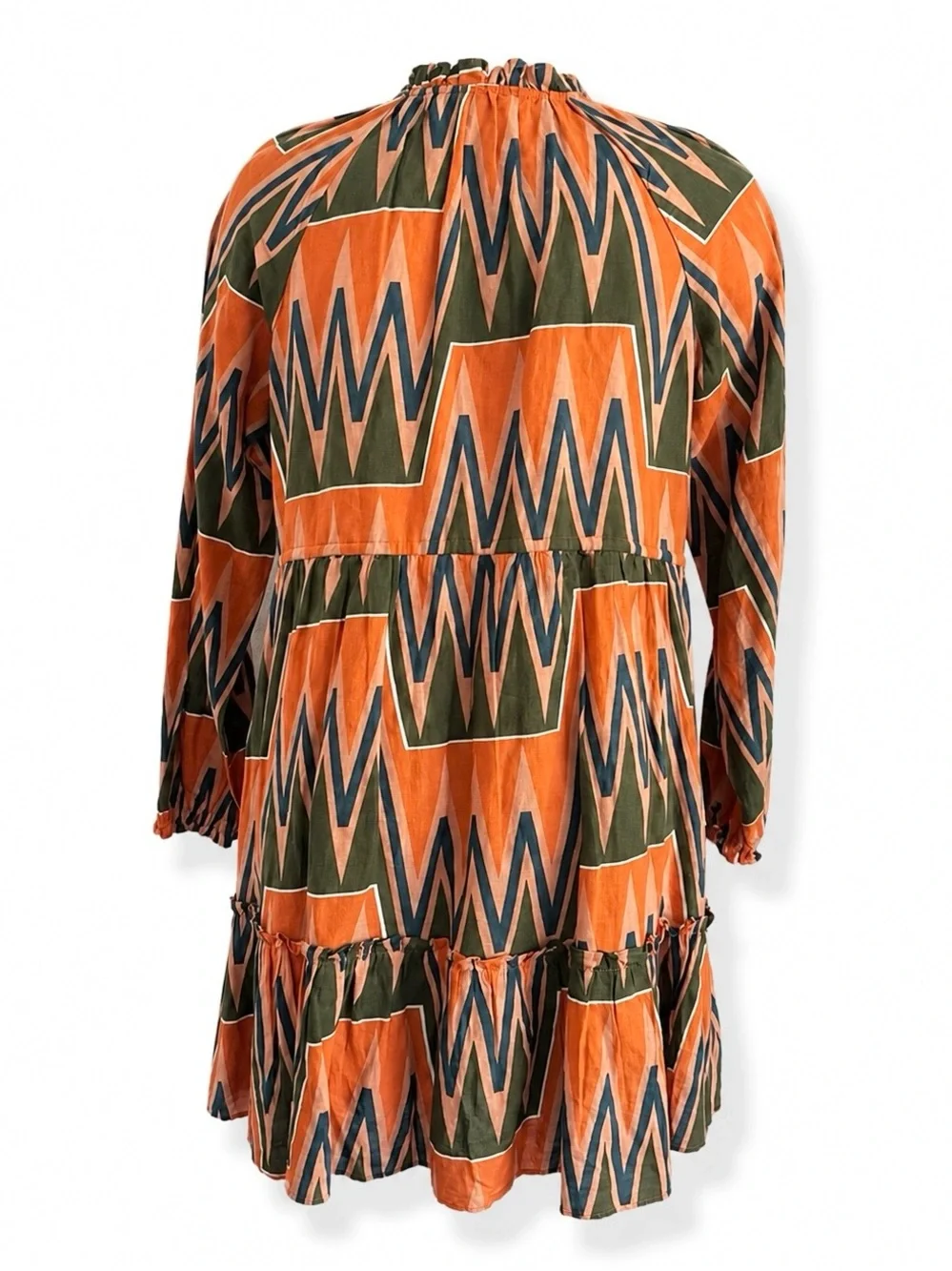 VERONICA BEARD DANICA PRINTED MINI DRESS SZ S - Picture 4 of 5